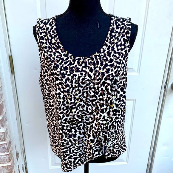 Cabi, Sleeveless, Leopard Print, Blouse, Size Medium - Picture 1 of 4